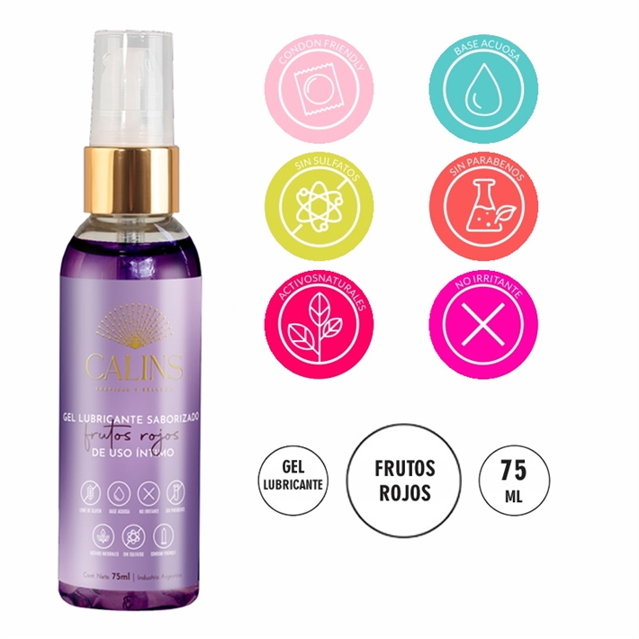 Gel Frutos Rojos 75ml Calins SaborizadoEAN: 7798404550049